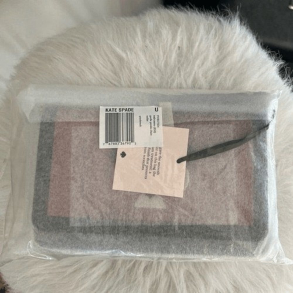 Kate Spade Gentle Panda Crossbody‎ Leather Wallet Bag, Pink/Black, NWT - Picture 12 of 16
